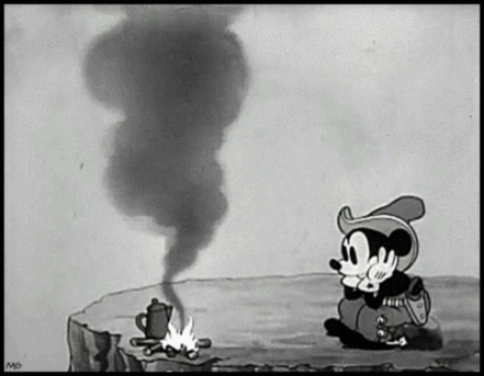 mothgirlwings:
“ Mickey and Minnie Mouse in “Two Gun Mickey” (1934)
”
