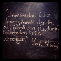 erdem:  #hint #atasozu (Taken with instagram)