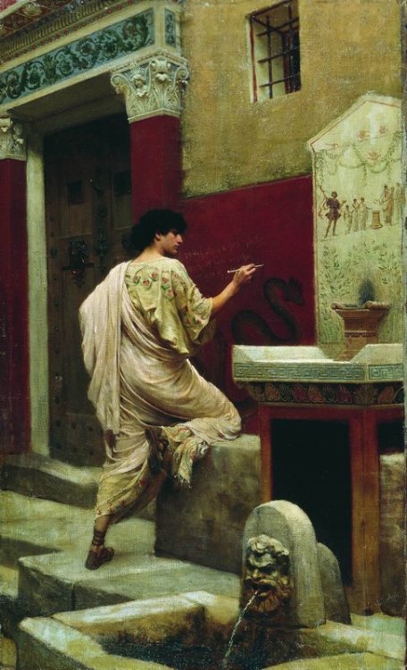 malebeautyinart:Pompeii: At the WallsStepan Bakalovich1885