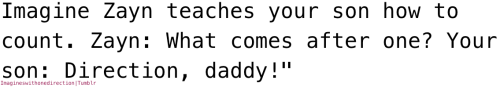 imagines with one direction