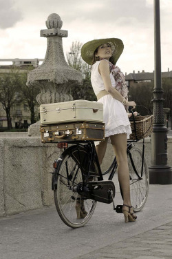 delightfulcycles:  travelling in style (by