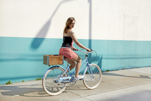 delightfulcycles: DADA top, coral sport skirt and matching boyshorts (by thebirdwheel.com)