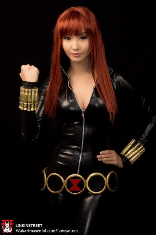 felixliqueur:  ielaagnes07:  Alodia Gosiengfiao as Black Widow.   This girl needs to be in my bed. Now. 