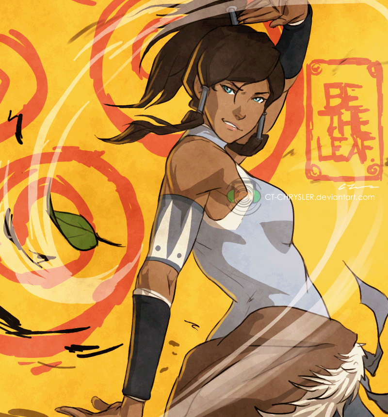 ctchrysler:  Air Korra by *CT-Chrysler Easy, breezy, beautiful … Korra girl!  LOL