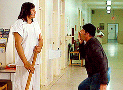   “What are we doing in here, Chief? Huh? What’s us two guys doing in this fucking place? Let’s get out of here. Out.”  McMurphy and Chief, One Flew Over the Cuckoo’s Nest (1975) :&rsquo;(