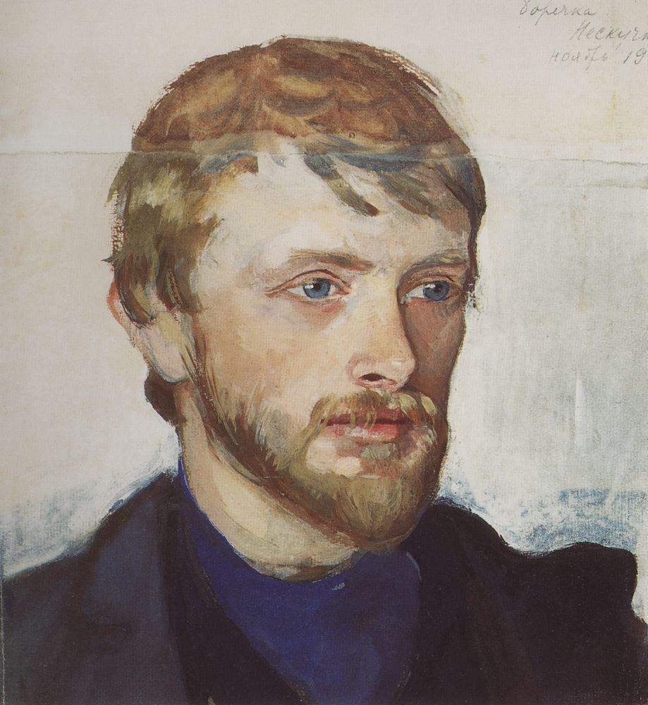 cartografico:  Portrait of Boris Serebryakov painted by Zinaida Serebriakova [c.