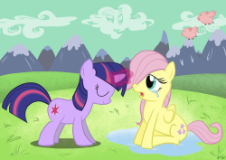 yf222:  Awww fluttershy don’t cry  By ViralJP