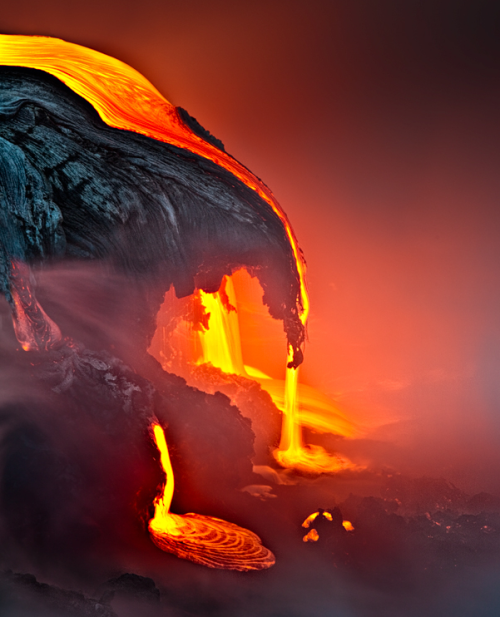 rorschachx:  A Night in the Fire - Kilauea, Hawaii | image by samuel FERON 