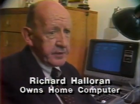 I remember this video.  It’s a news report about using home computers and dialup moderns to access newspaper content online in the 1980s.