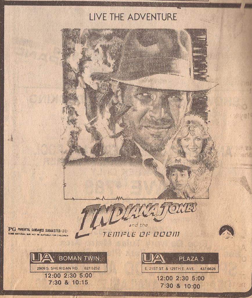 durandurantulsa:
“ Indiana Jones And The Temple Of Doom newspaper ad
”