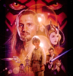  Star Wars movie poster art:  Episode I: