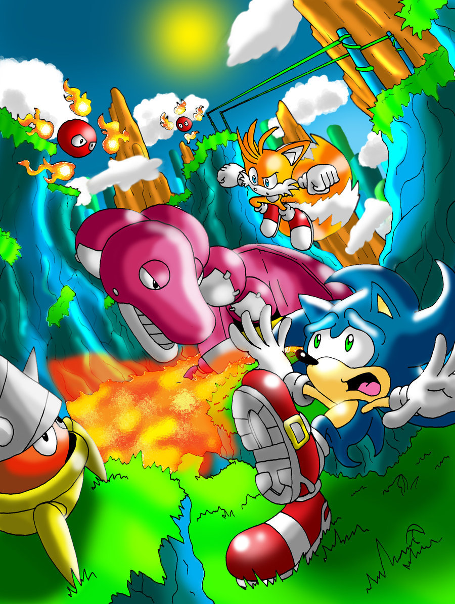 videogamenostalgia:  Zones from Sonic the Hedgehog by Anthony Tyler Brown