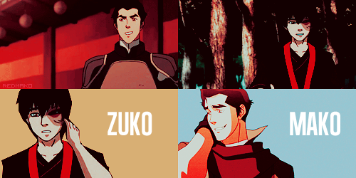 redmako:Firebender boys: Zuko and Mako
