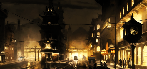 theoldmasters:  Legend of Korra | Book 1: Air - “When Extremes Meet”x08  Republic City Nightlife 