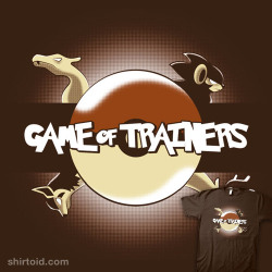 shirtoid:  Game of Trainers by trekvix is