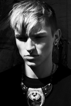 strangeforeignbeauty:  01 Marc Jorden photographed by Balint Barna [ b&amp;w ] 