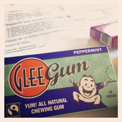 Ooh, that’s exciting! Fairtrade gum hitting the USA!
onemangotree:
“ Perks of owning a #fairtrade business - sampling new fair trade Glee Gum (Taken with Instagram at Lanier Heights)
”