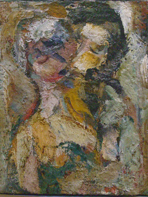 Le baiser, 1944, Eugène Leroy. French (1910 - 2000)