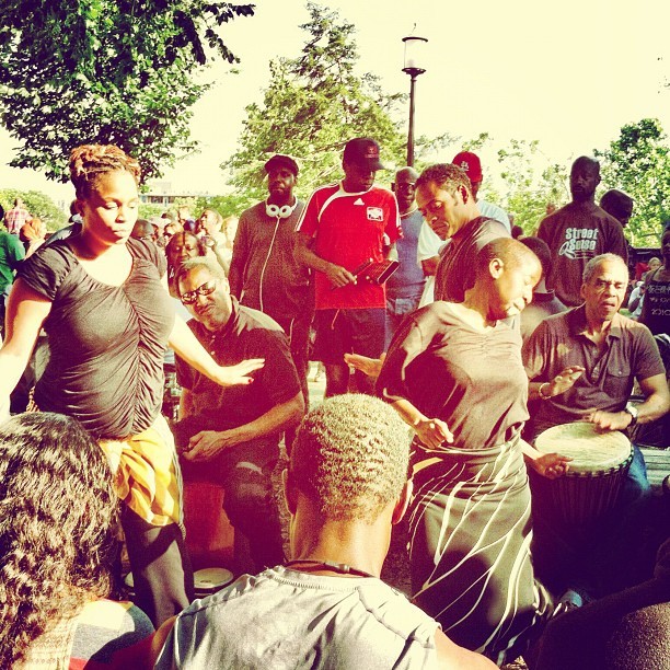 The dancing ladies. #dc #music #festival #culture (Taken with instagram)