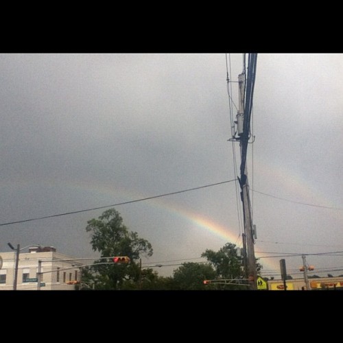 🌈 in Newark #rainbow #newark  (Taken with adult photos