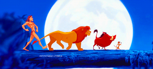 petitetiaras:  Tarzan discovers the Hakuna Matata lifestyle.   omg this is the cutest thing!