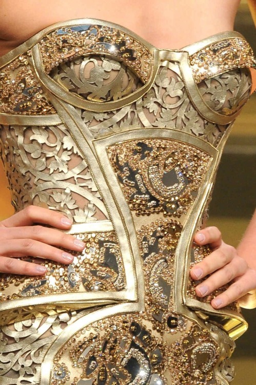 styledecorum:  Versace Haute Couture S/S 2012  This cannot be real. It is too stunning for human comprehension.