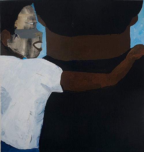 ymutate:  Henry Taylor,  Father, Son 2010 Acrylic on canvas 65 x 68 inches, found at nyuntitled.com 