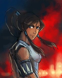 psuedofolio:  Korra sketch from over a year