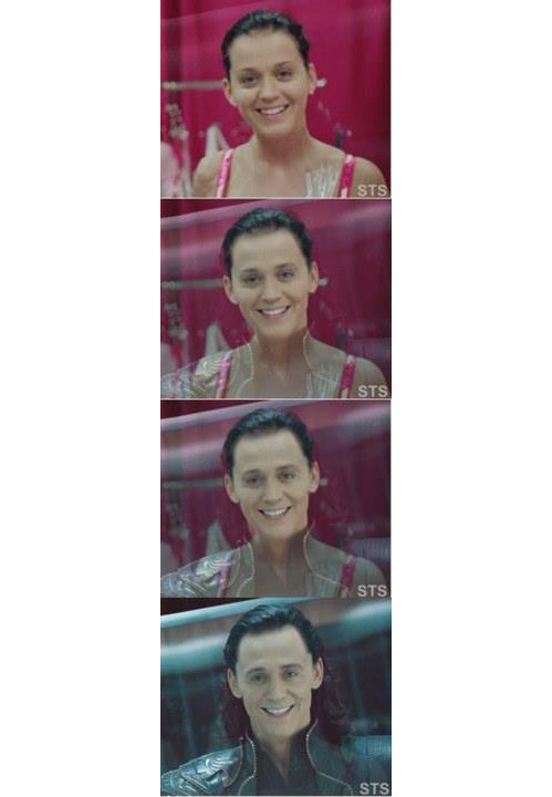 tastefullyoffensive:  Katy Perry is Loki[via]  porn pictures