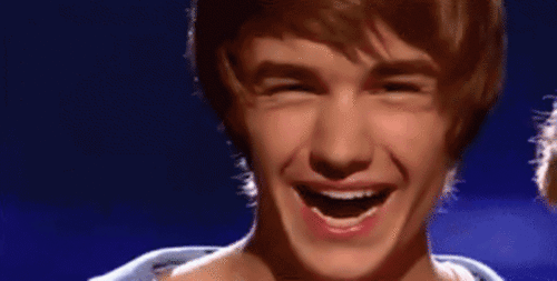 Liam's eyes when he laughs.