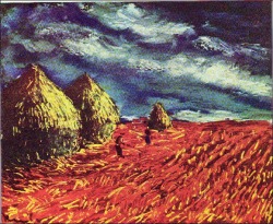 Maurice de Vlaminck (1876–1958), the Harvest &ldquo;&hellip; così il cieco definisce il rosso il più sonante di tutti i colori.&rdquo; (Ippolito Nievo, Le confessioni d'un italiano, capitolo 18)