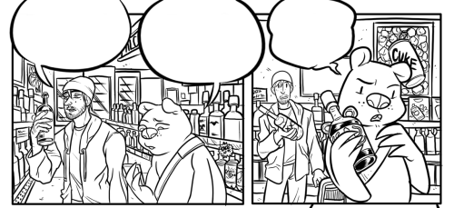 Pretty damn happy with these backgrounds. I feel like every time I draw Kurt he&rsquo;s different. N