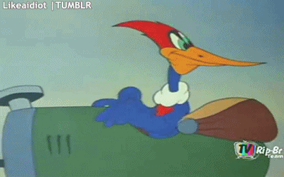 Reblog se você tinha medo desse pica-pau.