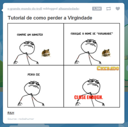 kkkk, OMG tadinho do virgindade ‘cry