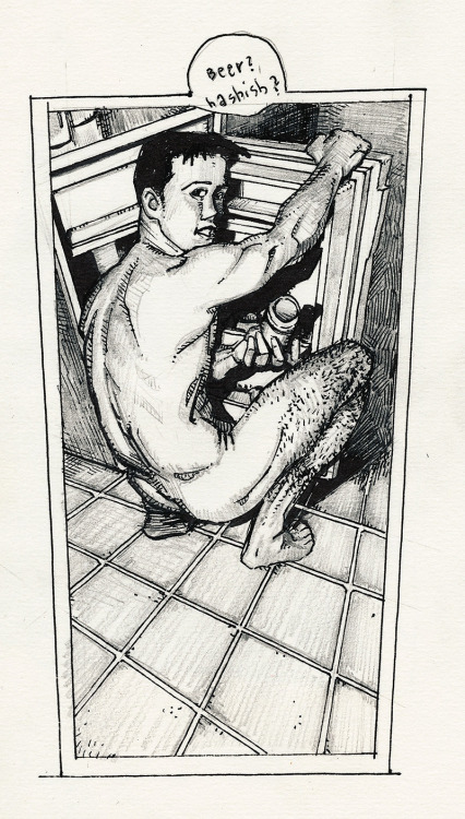 xeroboys:  2010, pencil, ink 