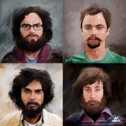 vladrodriguez:  The art The Big Bang Theory by Pixeldomestiko share