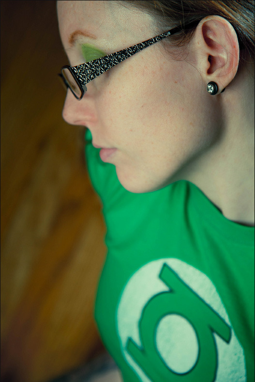 savingthrowvssexy:  Green Lantern By Cory Albrechtson Model - Miss Chief Tila