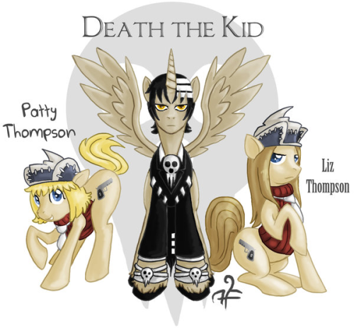 yf222:  Death the pony  By FemmeTurk
