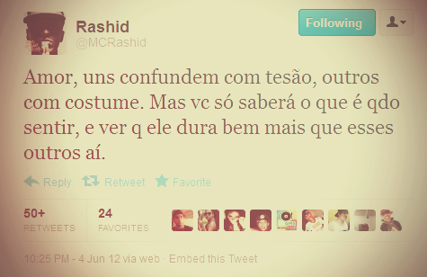Nostalgia, nós tal dia.