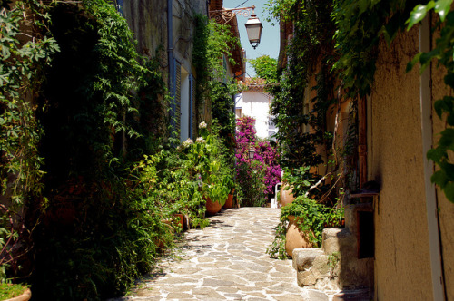 Street view in Ramatuelle, Cote d'Azur, France (by Amsterdam Today).