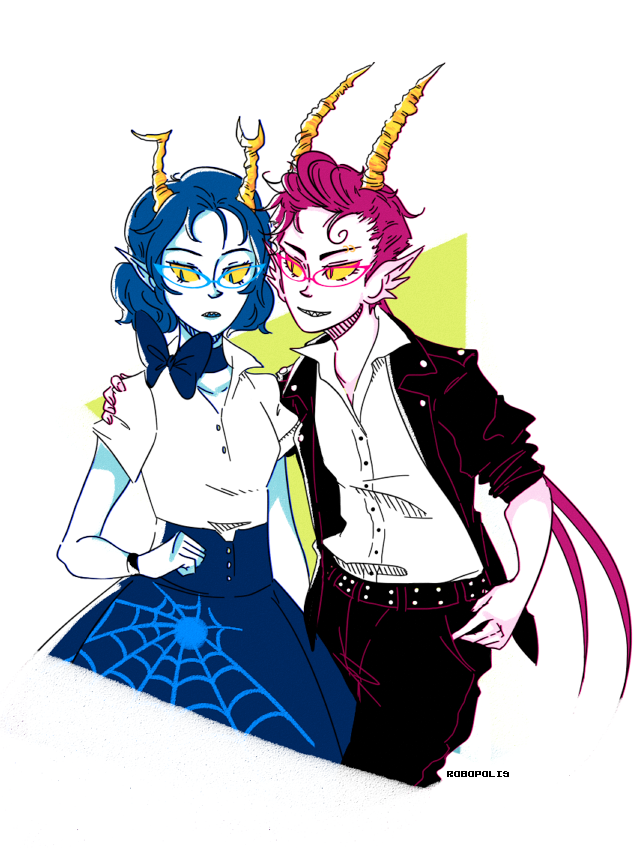 robopolis:  Greaser Meenah/Poodle skirt Aranea Something I’ve been wanting to draw