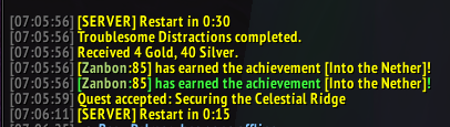 imtherealbatman:
“ zanbon:
“ finished questing in netherstorm literally at the last second.
”
BUT IN THE PICTURE YOU STILL HAVE 14 SECONDS LEFT