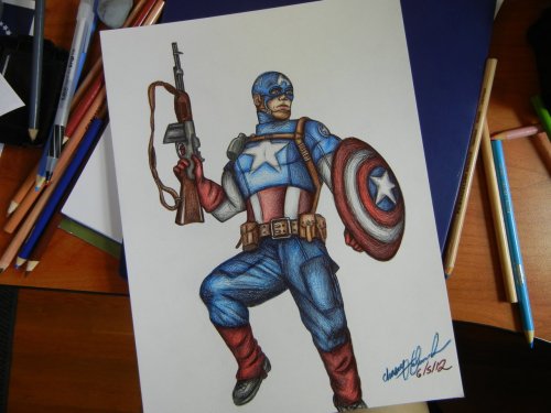chasityholcomb: Captain America by ~chestersevenfold Just finished this, reblogging from my art tumb