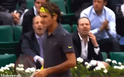 fedal-forever:  christophethefish:  modernwalk:  Shut up!  this was simultaneously hilarious and hot as fuck  I completely missed this moment  