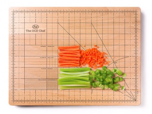 OCD Cutting Board
Can’t fully function until every slice of chicken is the exact same size? This precision cutting board is made of pure beech wood and could be the cure to all your OCD culinary issues.
More Geek-Chic Finds We Love