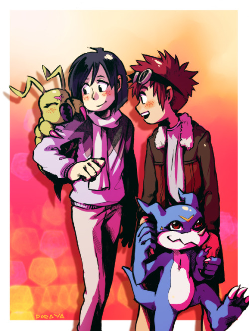 fightbeast:  I finished Digimon Adventure 02, and it was really good! Psst I ship them 