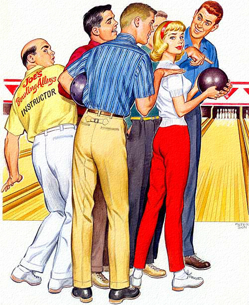 rogerwilkerson:  A Multitude of Instructors, art by K Gunnor Petersen - 1959 