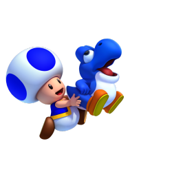 shaunzeee:  Toad & Baby Yoshi     It