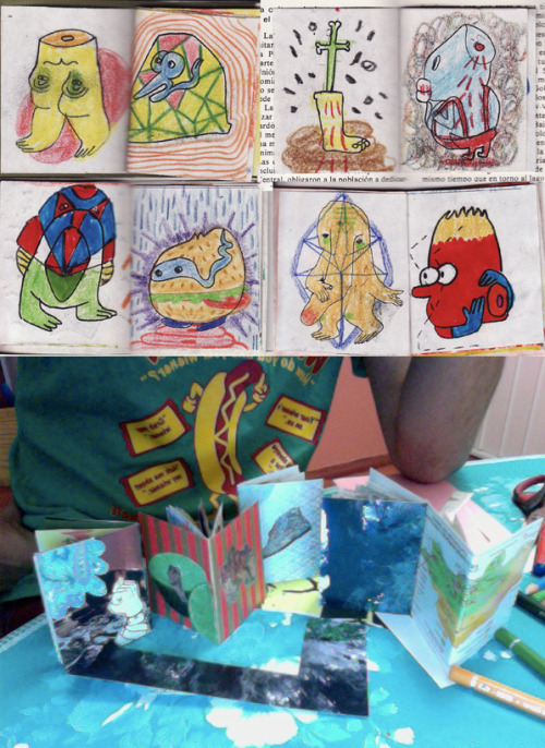 hand-colored minizines