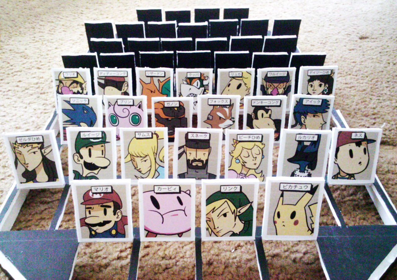 drewlinnedrawslines:  ニンテンドたれか Nintendo Guess Who by Drew Linne We